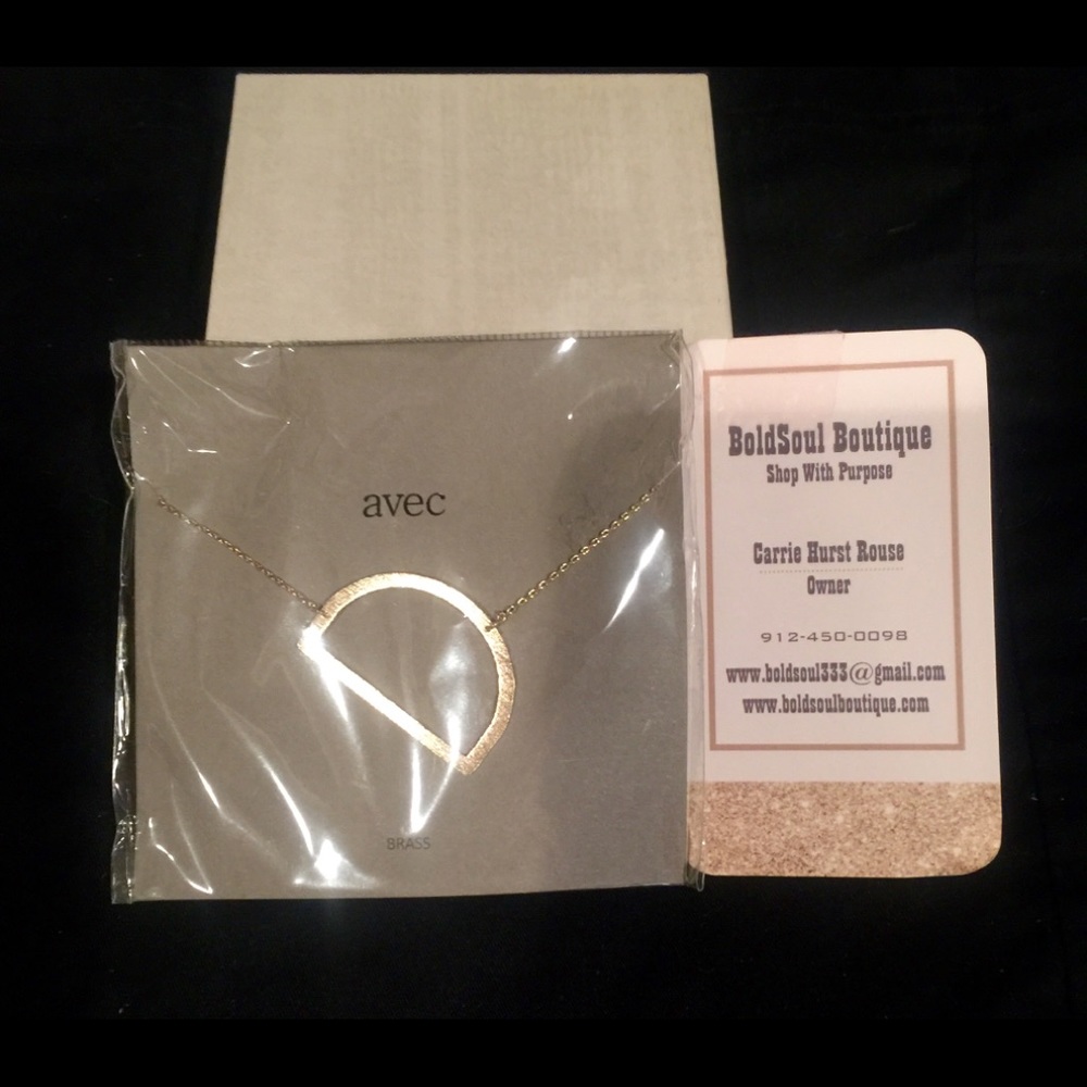 Gold plated gold D initial necklace
